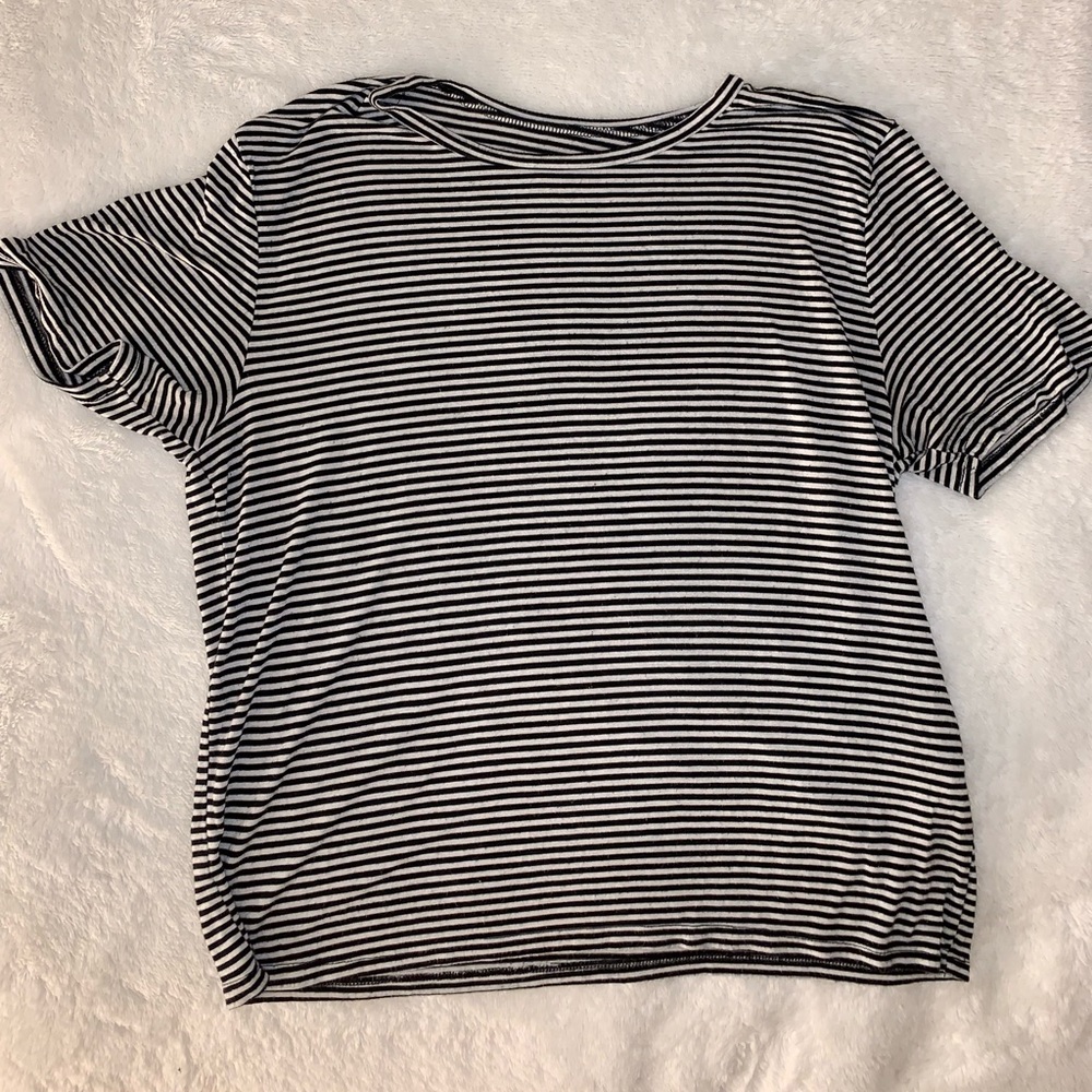 Black and white shirt